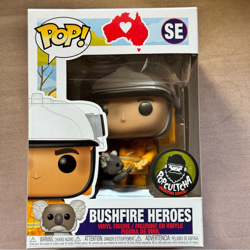 Funko Pop! BUSHFIRE‎ HEROES with Koala Bear Australia Popcultcha Exclusiv…